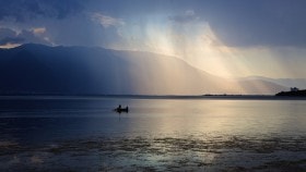 Lake Erhai, Yunnan Province, China,
